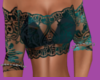 Teal Lace Top