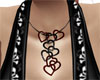 [J] PVC heart necklace