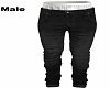 Basic Black Jeans Male
