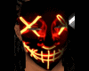 RED LED Rave Mask