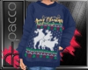 F Christmas sweater