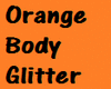 S. Orange Body Glitter
