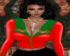 Christmas Red Green Top