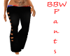 BBW 4th July Blk Pants