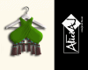 {AJ} Boho top green