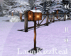 LK Cabin Winter MailBox