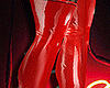 mWe Latex red Boots