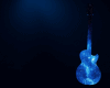 Blue Galaxy Guitar