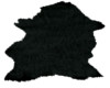 SW Black Fur Rug