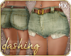 D" .Belt Shorts MX 3.