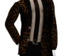 leopard dark suit