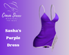 Sasha's Purple Dress