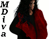(MDiva) Black Red Coat