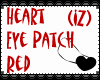 (IZ) Heart Patch Red