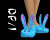 Blue Bunny Slippers Male