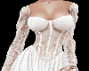 White Corset Lace Dress