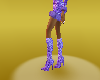 cool purple heel boots