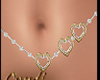 ✨ Hearts Belly Chain