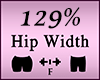 Hip Butt Scaler 129%