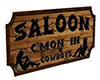 :) Saloon Sign