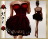 ~H~Hots Frilly Dress Red