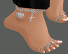 !F! CROSS ANKLET {R}