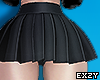 Mini Pleated Skirt Black