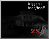 dark house trigger light