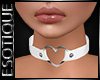 |E! Silver Heart Choker