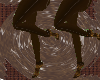 foxy brown fur heels