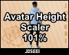 Avatar Height Scale 101%