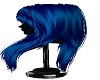 electric blue hair