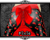 |Px| Cherry Skirt Black
