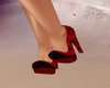 Red&Black Spike Heels