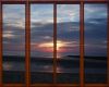 Ocean Sunset Door