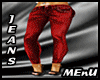 !ME SEXY RED JEANS SLIM