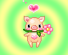 [R] Dancing Pig Sticker