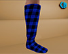 Blue Socks Plaid Tall M