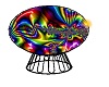 Psychedelic swirly chair