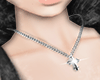 shiny necklace chrome