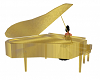 Crystal Gold Baby Grand