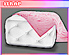 ♡ White/Pink Ottoman