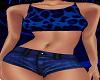 Sultry Blue Leopard