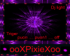 Purple spike dj light