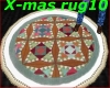 Christmas round rug 10