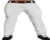 *J* Leather Pants White