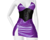 Leather corset dress Pur