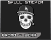 [P-w]Skull sticker