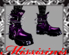 Purple Spiked Boots