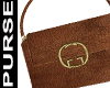 -Purse, Brown Leather